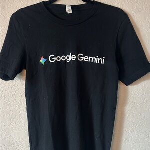Google Unisex Gemini Black Tee